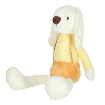 Plush toy rabbit in yellow shorts 70 cm