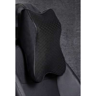 Car headrest pillow for the neck and back memory foam