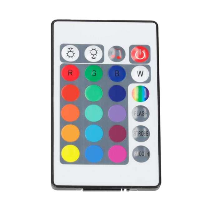 RGB LED Gaming Desk Lamp Column/Pillar Style with Remote Control Set of 2