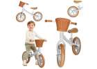 Rowerek biegowy Trike Fix Balance z koszykiem brązowy 1