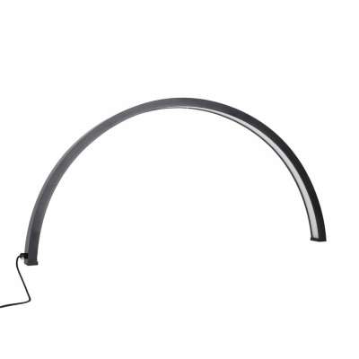 Shadowless LED Cosmetic Desk Lamp for Manicures Black Curved Design