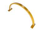 Shadowless LED Cosmetic Desk Lamp for Manicures Gold Curved Design 4