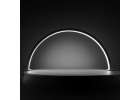 Shadowless LED Cosmetic Desk Lamp for Manicures White Curved Design 7