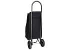 Shopping cart with wheels and insulated pocket 95 cm black 3