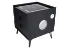 Smart Nightstand with Fingerprint Lock and Wireless Charging Black 4