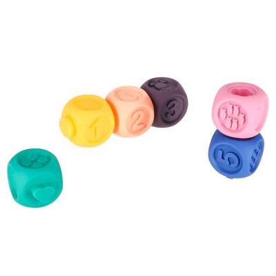 Soft sensory educational stacking pyramid blocks 13-piece set