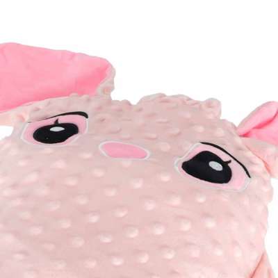 Soothing baby pillow for sleep with patting function elephant