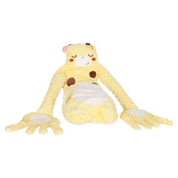 Soothing baby pillow for sleep with patting function giraffe