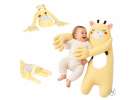 Soothing baby pillow for sleep with patting function giraffe 1
