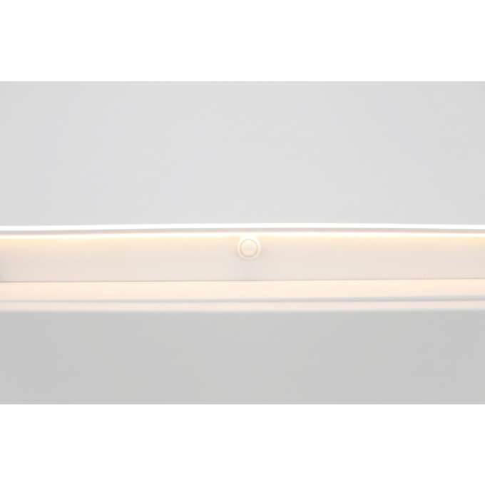 Szafka nocna wisząca szuflady oświetlenie LED USB ładowanie głośnik Bluetoot ecru