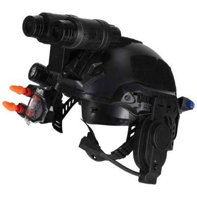 Tactical Commando Set for Kids Helmet Flashlight Sound Effects