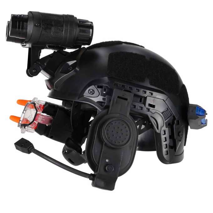 Tactical Commando Set for Kids Helmet Flashlight Sound Effects