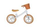 Trike Fix Balance Balance Bike with Basket Brown 2