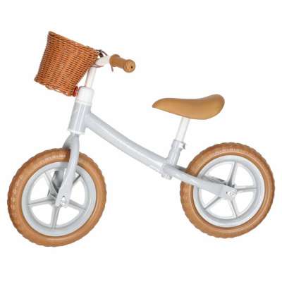 Trike Fix Balance Balance Bike with Basket Brown