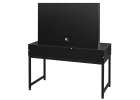 Vanity table with LED mirror 13-bulb lighting and drawers 10