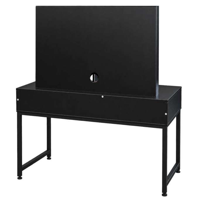 Vanity table with LED mirror 13-bulb lighting and drawers