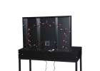Vanity table with LED mirror 13-bulb lighting and drawers 2