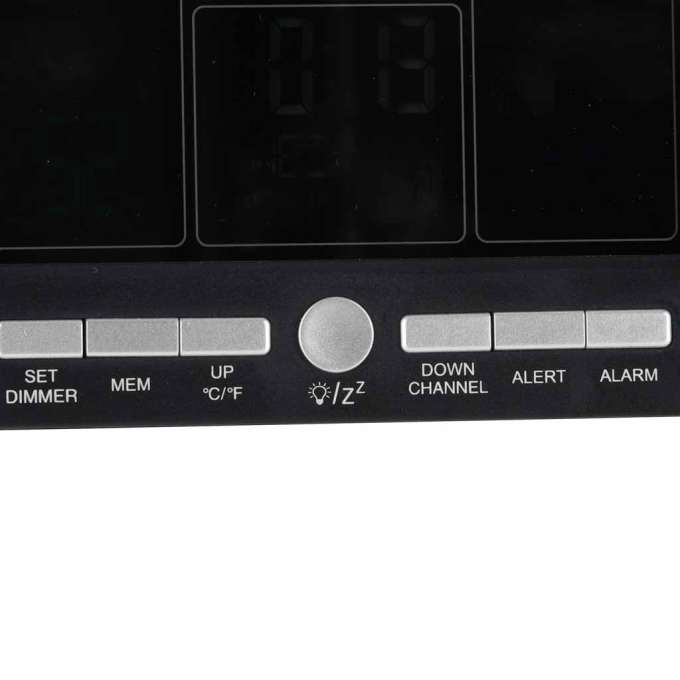 Weather station thermometer hygrometer clock alarm USB
