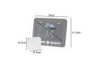 Weather station thermometer hygrometer clock alarm USB 14