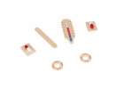 Wooden Doctor's Set Small Doctor's Bag and Accessories 10