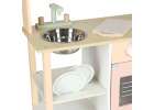 Wooden MDF MODERN CLASSIC Children's Kitchen Set with Accessories 82 cm Pink 8