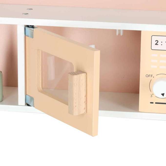 Wooden MDF MODERN CLASSIC Children's Kitchen Set with Accessories 82 cm Pink