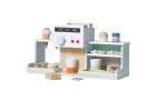 Wooden café and bakery for kids coffee machine cupcakes ice cream desserts 2