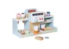 Wooden café and bakery for kids coffee machine cupcakes ice cream desserts 3