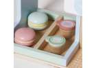 Wooden café and bakery for kids coffee machine cupcakes ice cream desserts 6