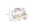 Wooden café and bakery for kids coffee machine cupcakes ice cream desserts 15