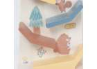 Wooden car slide track for 2 cars 2
