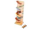 Wooden car slide track for 2 cars 5