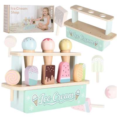 Wooden ice cream stand for kids ice cream stall ice cream shop ice cream