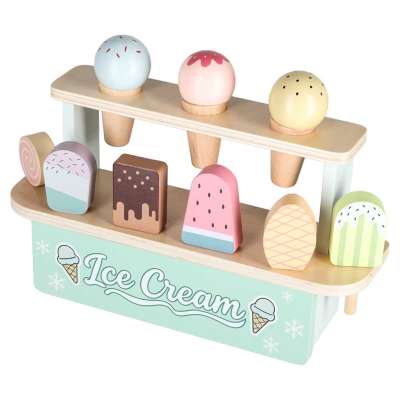 Wooden ice cream stand for kids ice cream stall ice cream shop ice cream