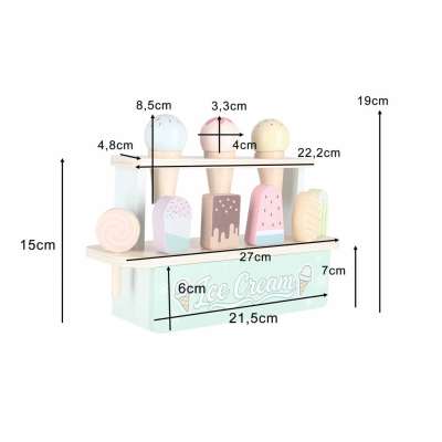 Wooden ice cream stand for kids ice cream stall ice cream shop ice cream