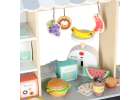 Wooden market stall food truck with a wheeled ice cube maker 5