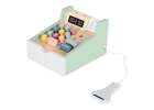 Wooden toy cash register for kids with scanner 2