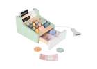 Wooden toy cash register for kids with scanner 4
