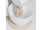 Wooden toy toaster coffee maker and mixer set a kitchen appliance set for kids 3