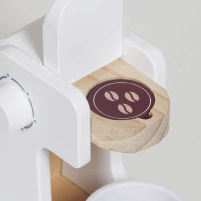 Wooden toy toaster coffee maker and mixer set a kitchen appliance set for kids