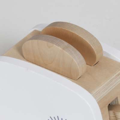 Wooden toy toaster coffee maker and mixer set a kitchen appliance set for kids