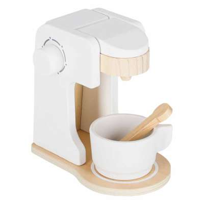Wooden toy toaster coffee maker and mixer set a kitchen appliance set for kids