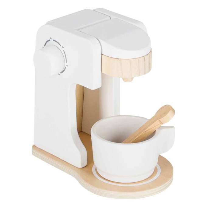 Wooden toy toaster coffee maker and mixer set a kitchen appliance set for kids