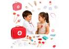 Zestaw lekarza drewniany torba lekarska mały doktor akcesoria 1