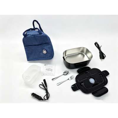 Electric Car Lunch Box Food Warmer with Bag