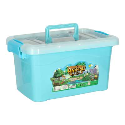 Animal figurines zoo safari farm animals accessories box of 28 pieces