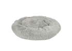 Plush Dog Bed 100 cm Light Gray 3
