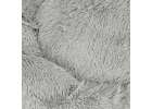 Plush Dog Bed 100 cm Light Gray 6
