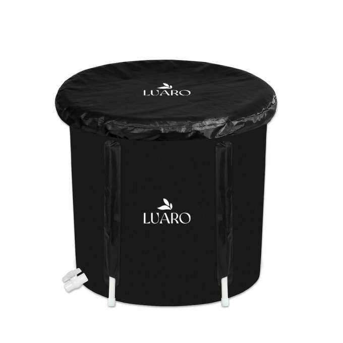 LUARO Cold Plunge Tub Inflatable Portable Ice Bath with Cover350L