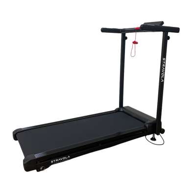 STRAVOLA Electric Folding Home Treadmill for Walking and Running up to 12 km/h